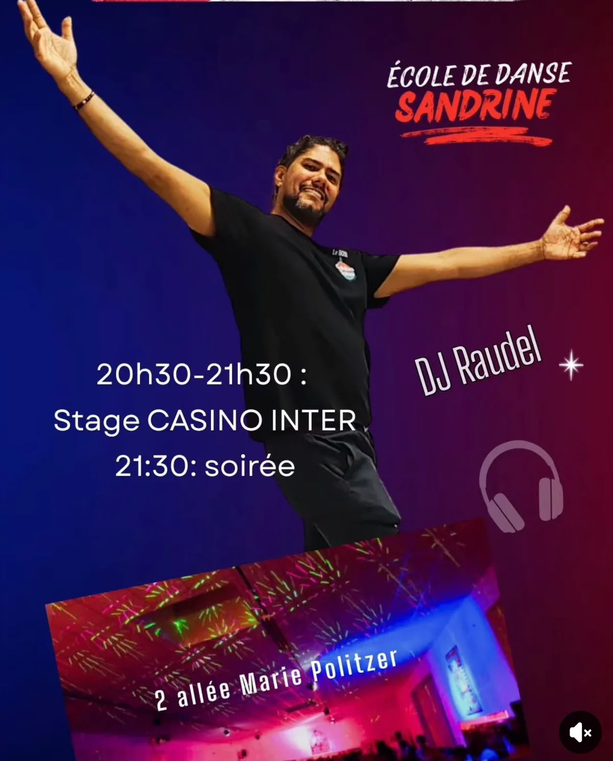 Soirée à l'école de Sandrine. Biarritz 25/09/2026