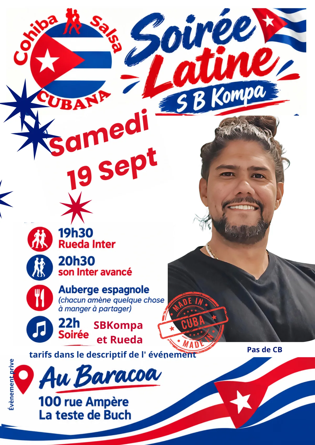 SOIREE LATINE 19/09/26